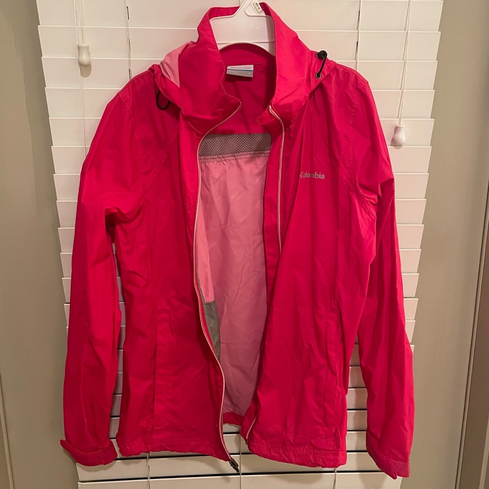 Fuchsia Columbia Rain Coat